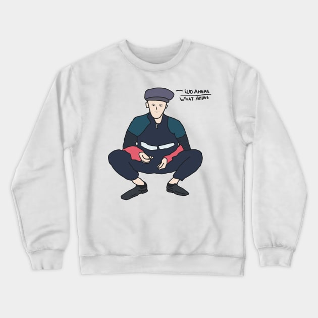 Russian Anime Gopnik Crewneck Sweatshirt by jesionsexe